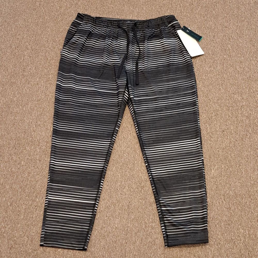 Lululemon Jet Crop Slim Womens 10 26" Luxtreme Blurry Belle Battleship Black NWT
